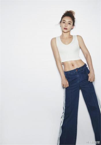 马甲线女王袁姗姗时尚性感写真图片超赞身材第5张