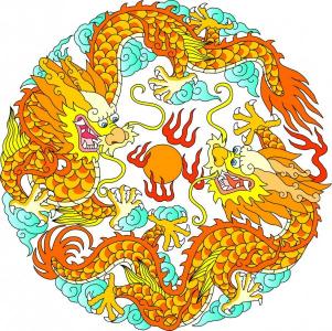 十二生肖龙卡通龙纹图片（二）第0张