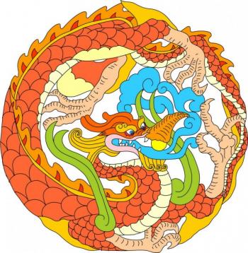 十二生肖龙卡通龙纹图片（二）第5张