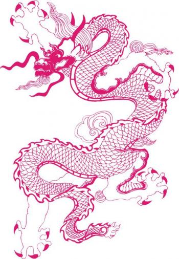十二生肖龙唯美剪纸图片（一）第5张
