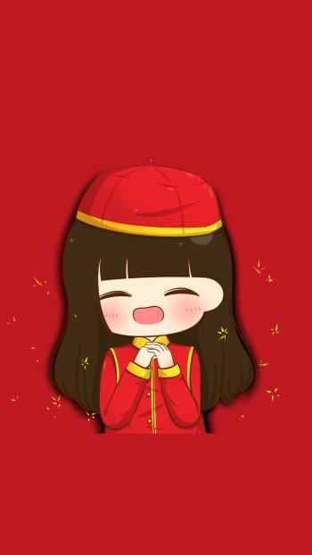 卡通人物新年拜年可爱图片第0张
