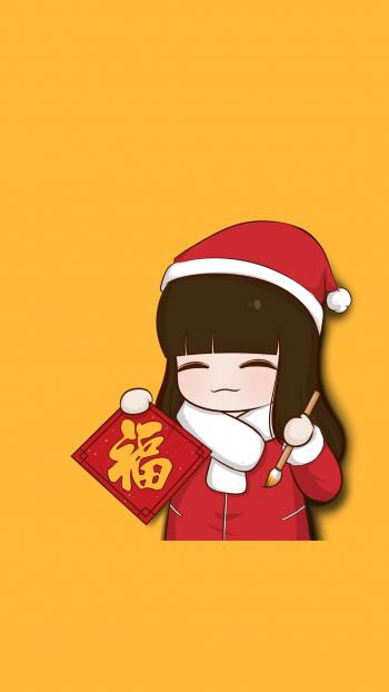 卡通人物新年拜年可爱图片第3张