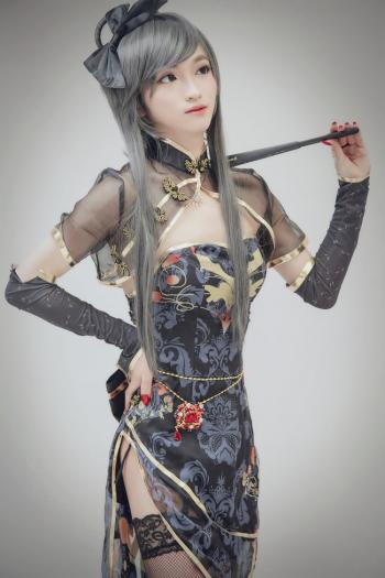 洛天依金丝雀可爱萝莉丝袜美腿Cosplay写真第0张