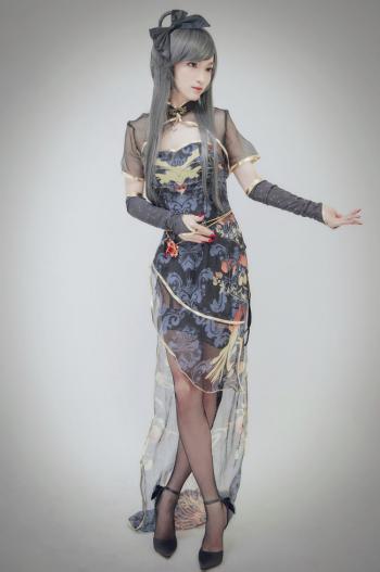 洛天依金丝雀可爱萝莉丝袜美腿Cosplay写真第5张