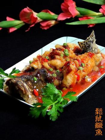 松鼠鳜鱼图片  苏锡菜图片  苏菜图片第0张