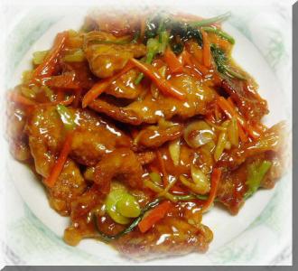 锅包肉图片  哈尔滨美食图片第0张