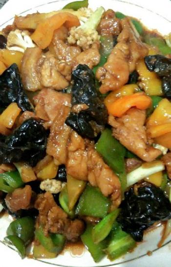 爆炒肉片图片鲁菜图片第2张
