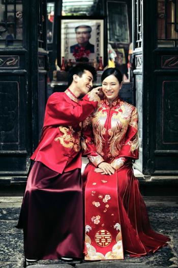 袁弘张歆艺婚纱照图片 浪漫纯真又甜蜜第2张