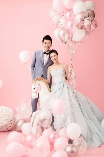 袁弘张歆艺婚纱照图片 浪漫纯真又甜蜜第3张