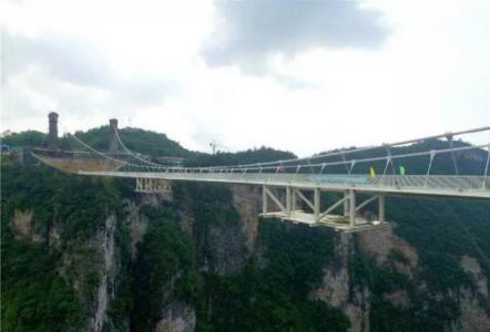 高清美景张家界大峡谷玻璃桥壮观照片第3张