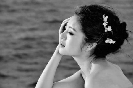 白冰唯美梦幻婚纱照曝光第4张