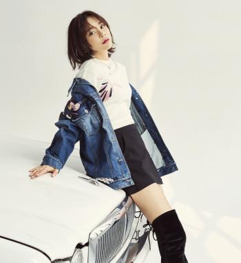 袁姗姗初春写真图片 尽情演绎邻家女孩的甜美日常第5张
