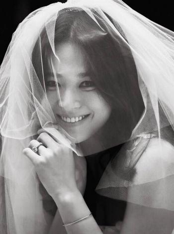 袁弘张歆艺婚纱照图片 浪漫纯真又甜蜜第3张