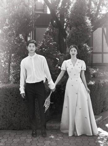 袁弘张歆艺婚纱照图片 浪漫纯真又甜蜜第4张