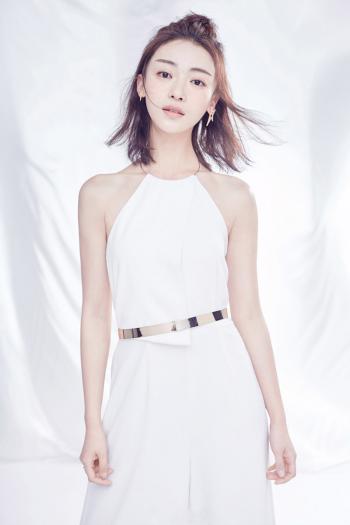高清中国内地北京人影视女演员吴谨言甜美清新白色系写真图片第2张