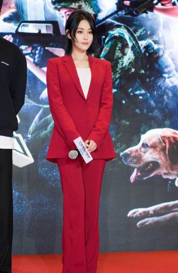 张馨予性感长裙礼服高清图片第3张