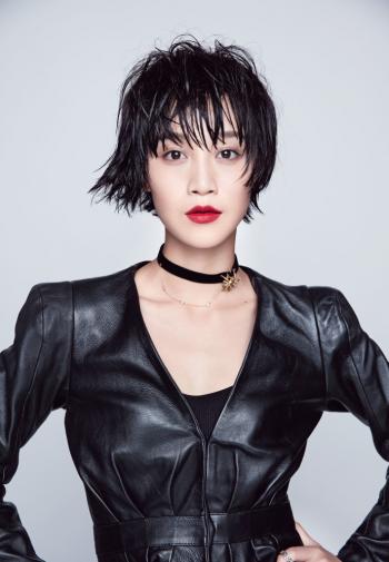高清中国内地影视上海女演员蓝盈莹最新个性养眼时尚写真图片第0张
