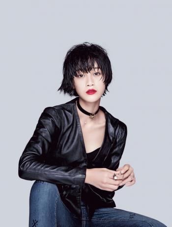 高清中国内地影视上海女演员蓝盈莹最新个性养眼时尚写真图片第2张