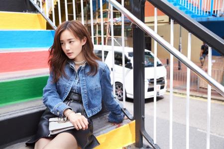 高清中国内地山东济南女演员李一桐Q清纯小公主白裙明星美女写真图片第1张