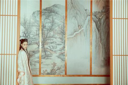 张馨予侠骨柔情古风写真图片第3张
