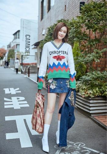 马甲线女王袁姗姗时尚性感写真图片超赞身材第3张