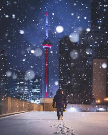 冯若绮清新雪景写真图片第2张