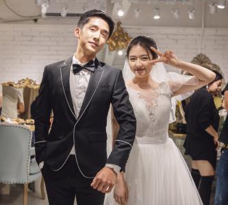 袁弘张歆艺婚纱照图片 浪漫纯真又甜蜜第6张