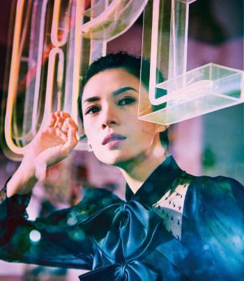 章子怡水墨中国风时尚杂志写真图片第0张