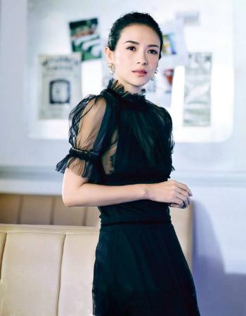 章子怡水墨中国风时尚杂志写真图片第3张