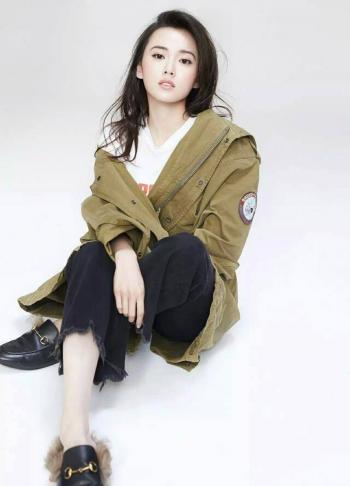 高清山东省青岛美女江铠同冷艳洋装小女人霸气时尚写真第2张
