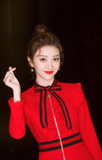 景甜活动照片 景甜知性清新时尚写真第6张
