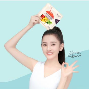 中国北京当代95后女演员小哪吒宋祖儿时尚清新写真桌面壁纸第2张