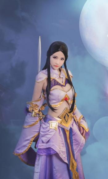王者荣耀露娜紫霞仙子cosplay绝美写真高清图片第3张