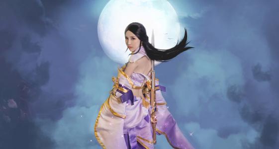 王者荣耀露娜紫霞仙子cosplay绝美写真高清图片第5张