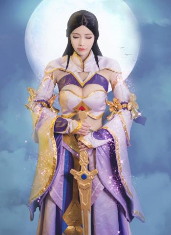 王者荣耀露娜紫霞仙子cosplay绝美写真高清图片第6张