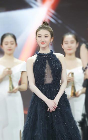 景甜活动照片 景甜知性清新时尚写真第3张