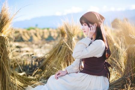 倪妮清新田园风写真图片第5张