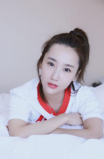 高清内地辽宁省营口市气质女星高洋优雅迷人白纱裙写真图片第0张