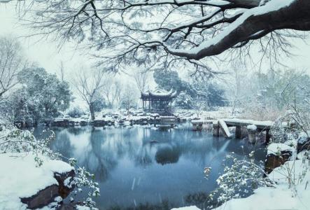 校花美女学生妹冬季雪景养眼迷人写真图片第4张