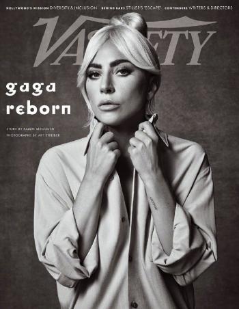 高清欧美美女LadyGaga抱狗登杂志封面时尚写真图片第6张