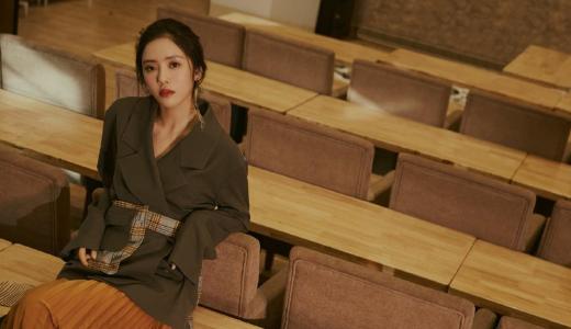 高清中国内地贵阳女演员新晋小花蔡文静百变风格时尚写真桌面壁纸第1张