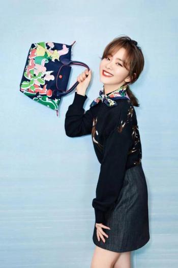 中国内地四川泸州影视女演员可爱女星谭松韵清纯静美写真第0张