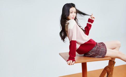 薛凯琪秋冬户外性感妩媚写真图片第3张