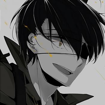 个性基友暗黑丧味血腥动漫男生头像图片第4张