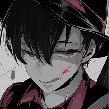 个性基友暗黑丧味血腥动漫男生头像图片第5张