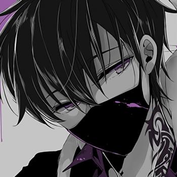 个性基友暗黑丧味血腥动漫男生头像图片第6张