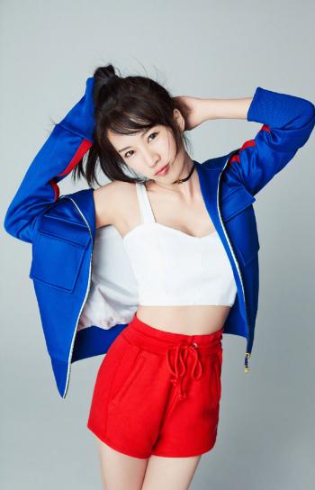 花儿与少年李菲儿青春派时尚写真手机壁纸第4张