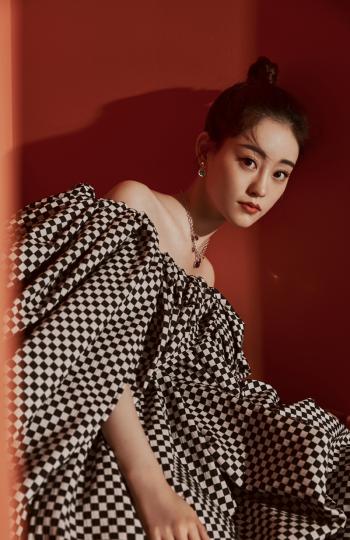 中国内地黑龙江齐齐哈尔女演员祝绪丹纱裙仙气高清桌面壁纸第0张