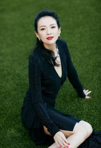 章子怡水墨中国风时尚杂志写真图片第6张