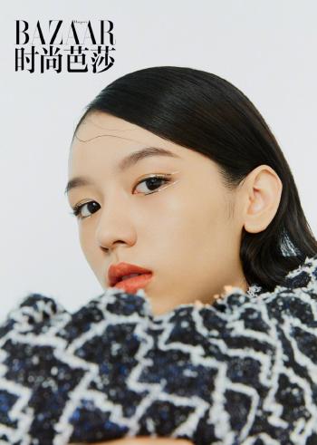 高清性感女星周也水滴妆时尚写真图片第6张